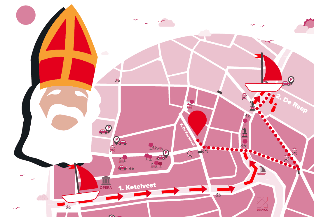 Sinterklaas route